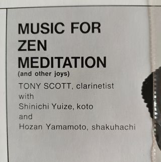 Vinile 33 giri Music for Zen meditation
