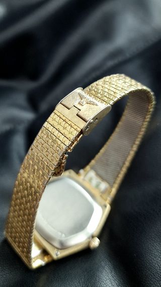 Reloj Longines automático años 1970s chapado oro