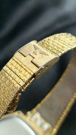 Reloj Longines automático años 1970s chapado oro