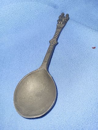 Cuchara peltre vintage