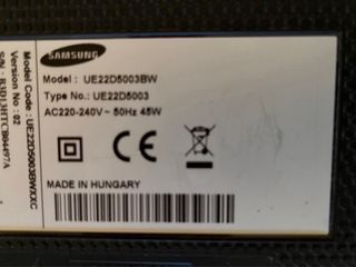 TELEVISOR SAMSUNG 22” con SOPORTE DE PARED (INCL)