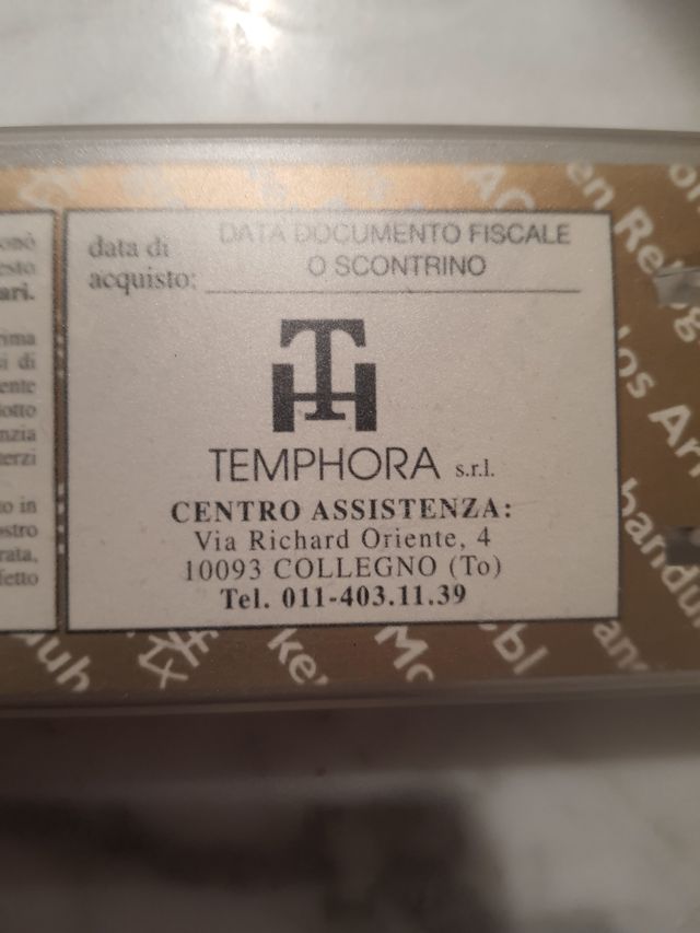 Forattime orologio di Forattini vintage