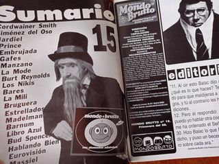 MONDO BRUTTO 18 ACTUALIDAD BIZARRA POP VINTAGE
