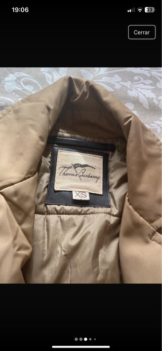 Gabardina thomas burberry