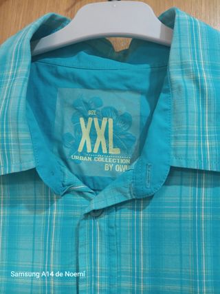 Camisa de verano talla grande 