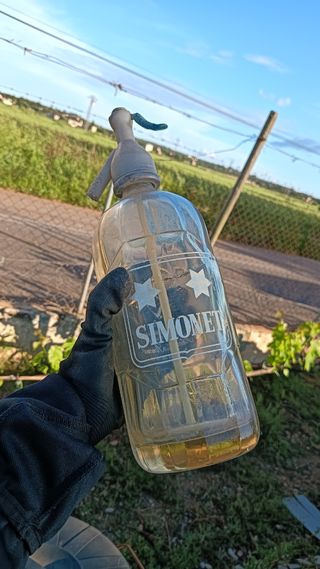 Sifones antiguos de cristal