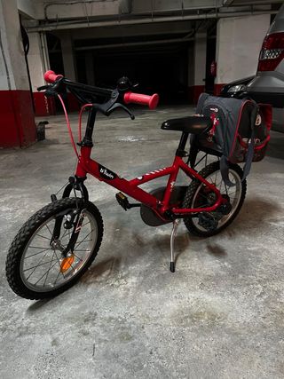 Bicicleta 16 pulgadas niño tematica bomberos