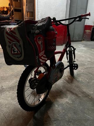 Bicicleta 16 pulgadas niño tematica bomberos