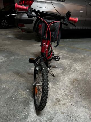 Bicicleta 16 pulgadas niño tematica bomberos