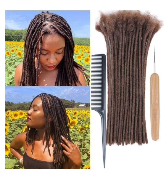 Extensiones de rastas Huarisi de 0,6 cm de grosor