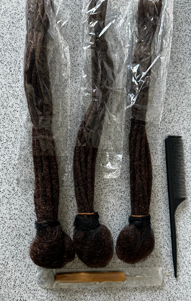 Extensiones de rastas Huarisi de 0,6 cm de grosor