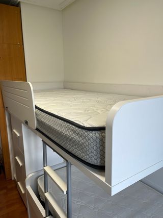 Litera de Madera Blanca