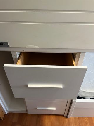 Litera de Madera Blanca