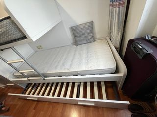 Litera de Madera Blanca