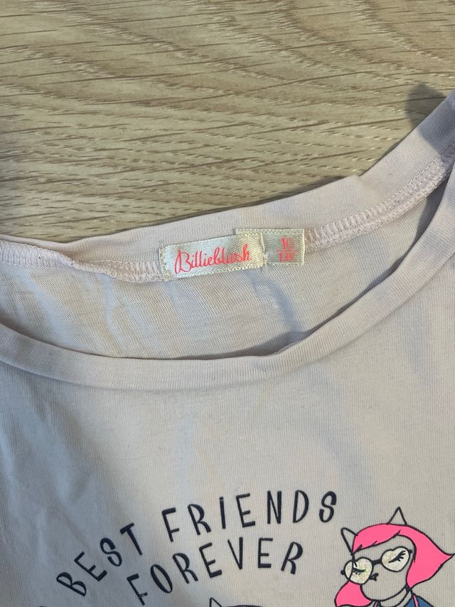 Camiseta de niña talla 10 años marca Billieblush