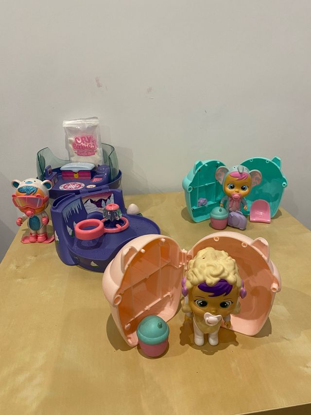 Lote 3 bebes llorones. Bebes llorones Iglú