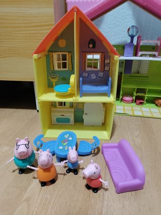 Casa de la Peppa pig con accesorios