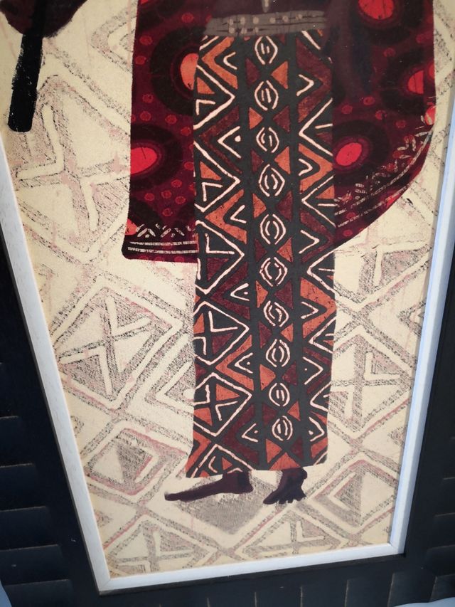 Cuadro étnico. 110x50.