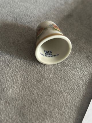 Set de 6 dedales de porcelana IBIS Aveiro Portugal