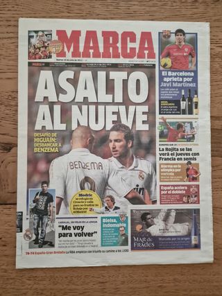 Periódico MARCA Despedida Carvajal