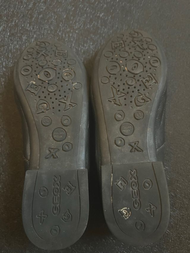 Scarpe ballerine Geox n. 33 grigio-nero