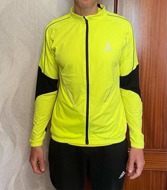 Chaqueta malliot ciclismo