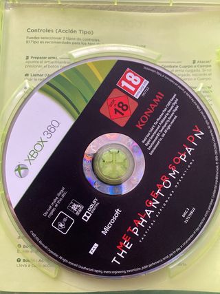 Metal Gear Solid Phantom Pain Day XBOX 360