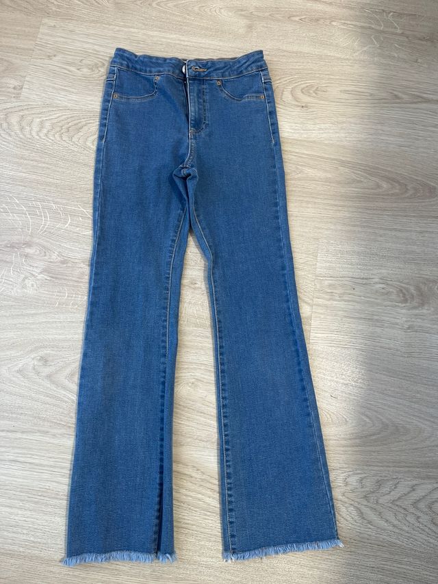 Vaqueros rectos niña de mango talla 11 o 12 años
