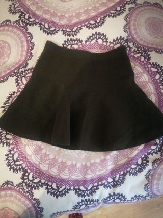 Falda mini punto ZARA