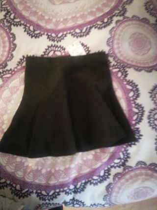 Falda mini punto ZARA