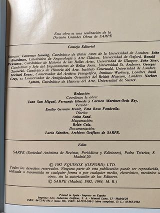 Historia Universal del ARTE, Volumen 3.