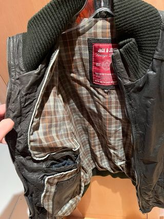 Chaqueta cuero jack and jones