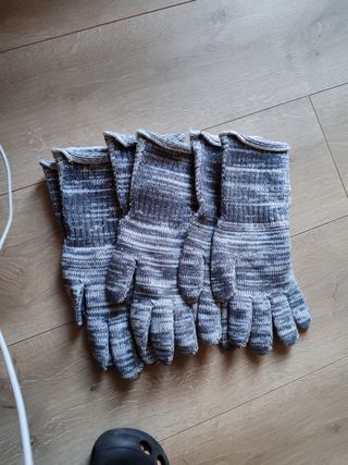 3par de guantes de trabajo de obra