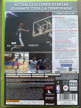 NBA LIVE 09 XBOX 360