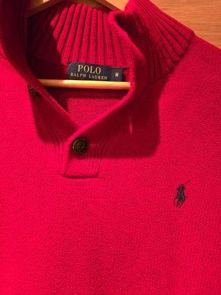 Jersey cuello con botones Ralph Lauren