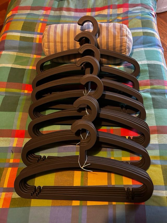 Grucce in plastica Grigio scuro Set da 5pz.