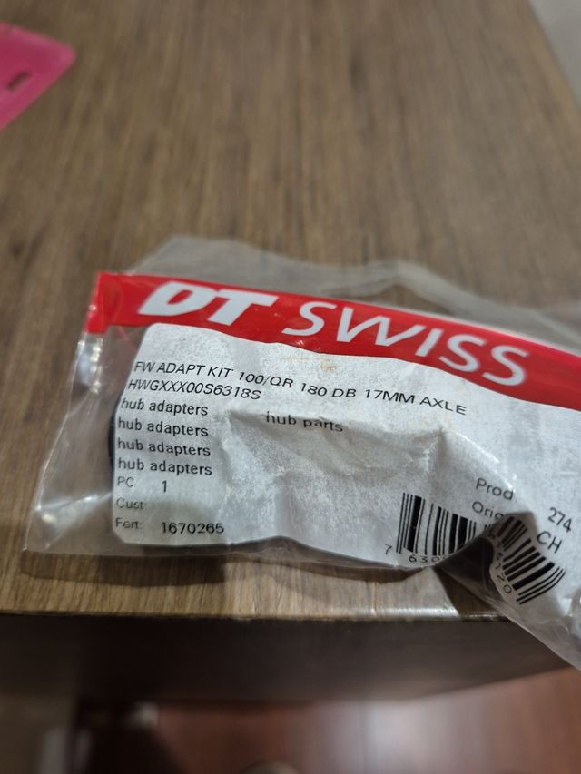 Kit adaptador 100mm a QR