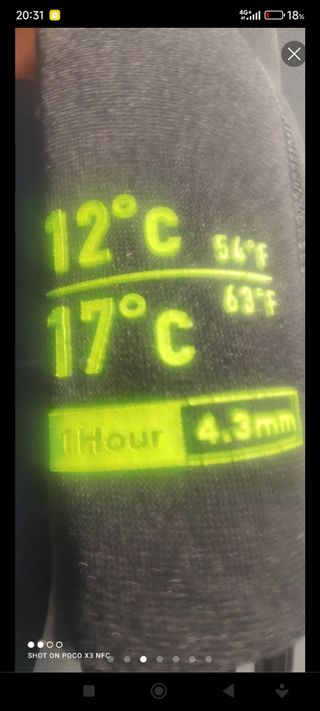 Traje de neopreno 4.3. talla M 