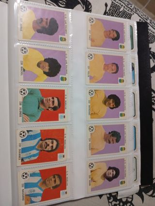 Cromos antiguos.