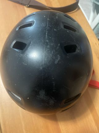 Casco negro oxelo decatlhon