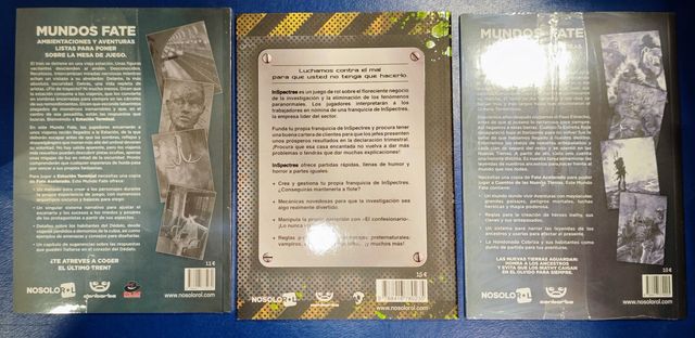 Lote # IV, 7 Libro JUEGOS DE ROL. Nuevos