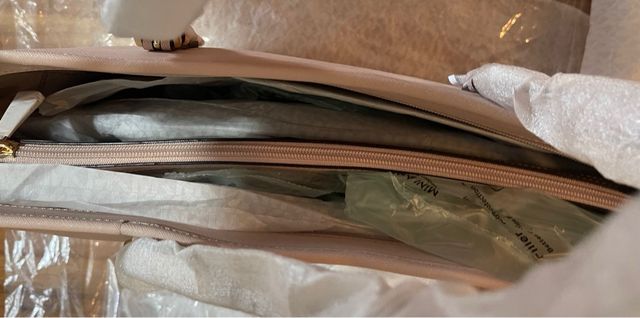 	 Bolso Michael Kors tote Jet Set mediano de piel saffiano