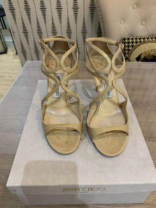 Sandalias icónicas nude Jimmy Choo
