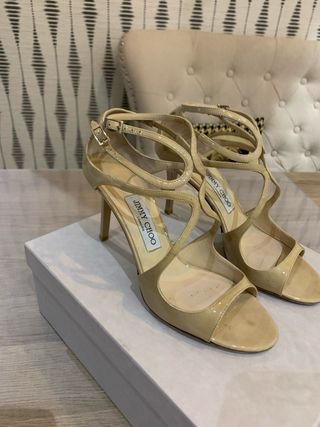 Sandalias icónicas nude Jimmy Choo