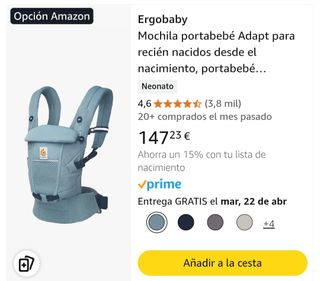 Portabebés Ergobaby