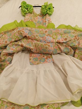 Traje flamenca niña