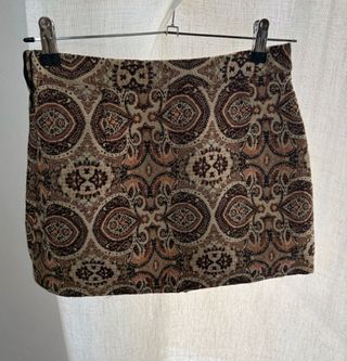 Minifalda falda mini mujer sexy beige