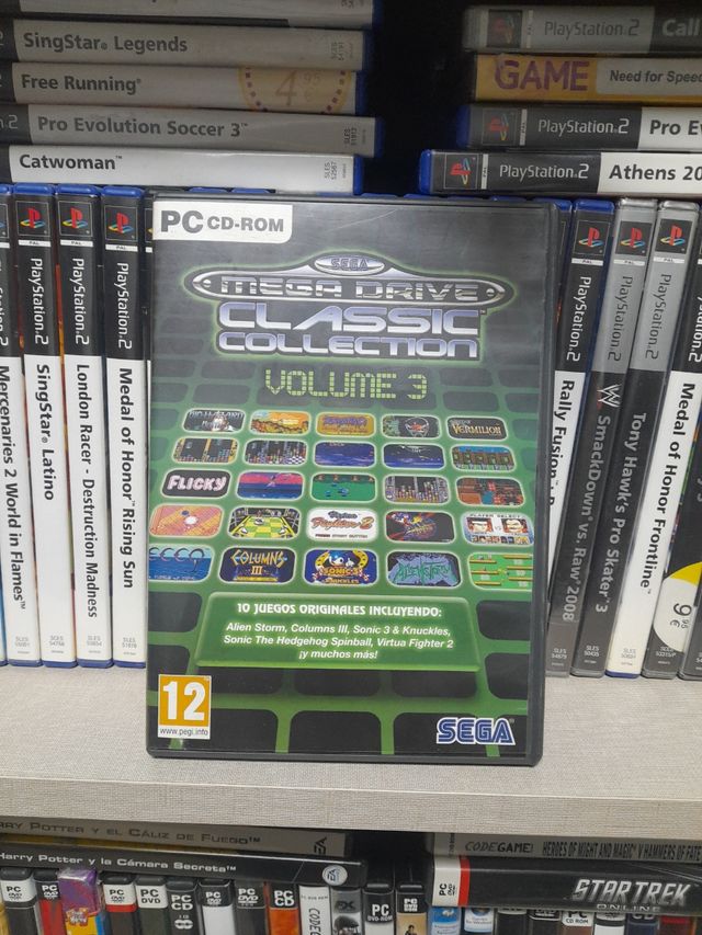 Videojuego pc sega mega drive classic collection