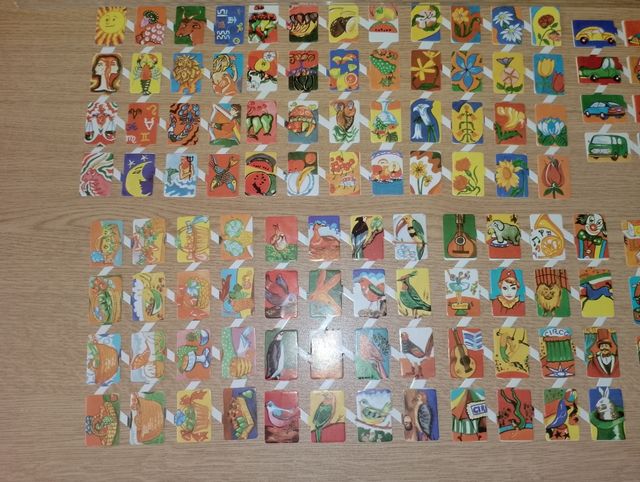 LOTE DE LAMINAS PEGA FIX 1980 Y CROMOS