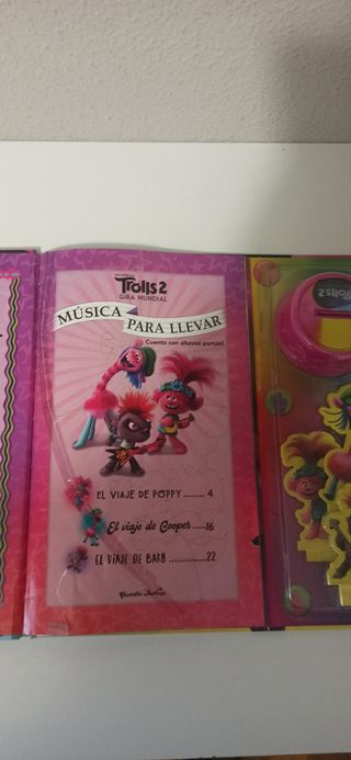 Libro musical Trolls gira mundial
